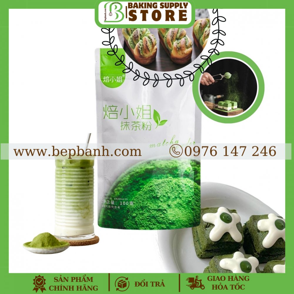 Trà xanh matcha 2A 100gr