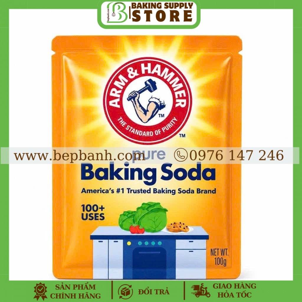 Baking Soda muối nở Arm & Hammer 100gr