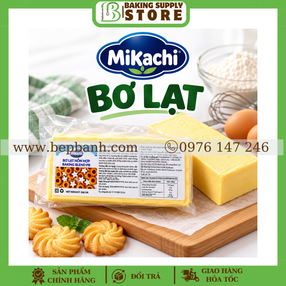 Bơ lạt Mikachi 500gr