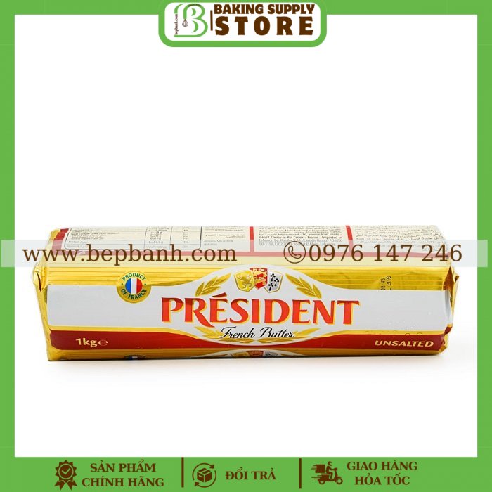 Bơ lạt President 1 kg