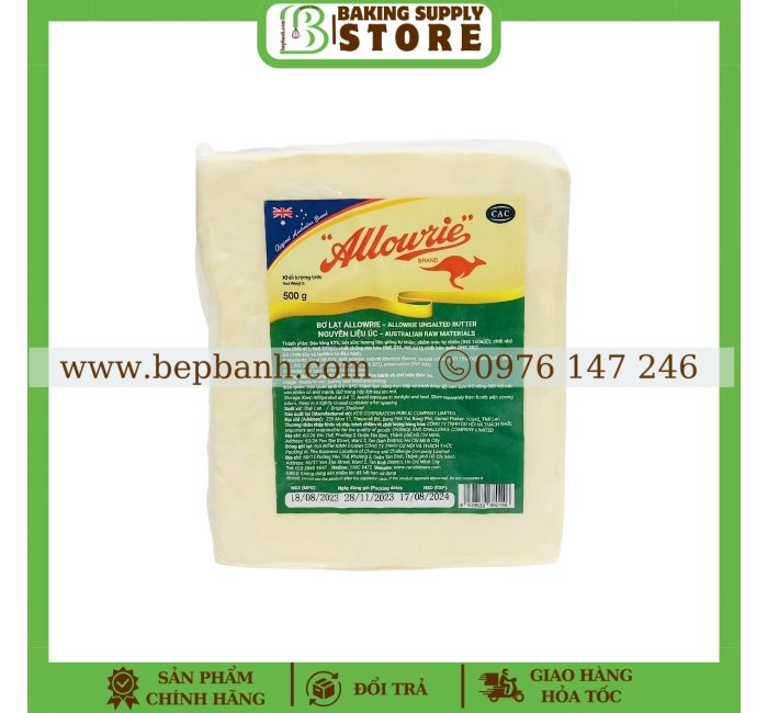 Bơ lạt Thái Lan Allowrie 500g