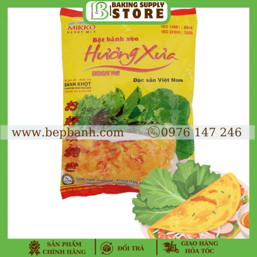 Bột bánh xèo Mikko Hương Xưa 500gr 