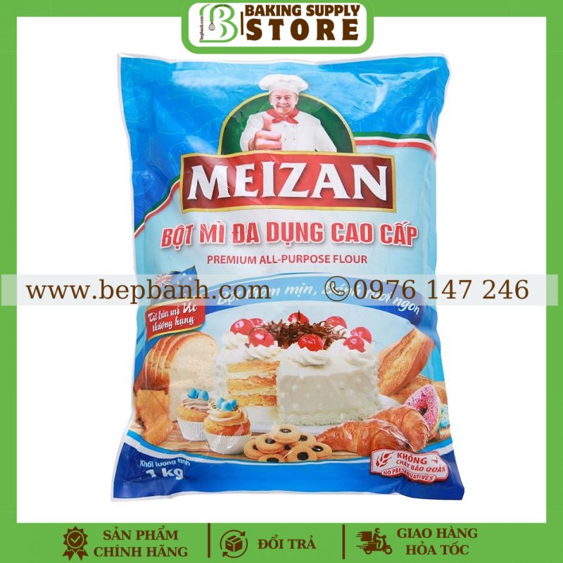 Bột mì đa dụng Meizan 1 Kg