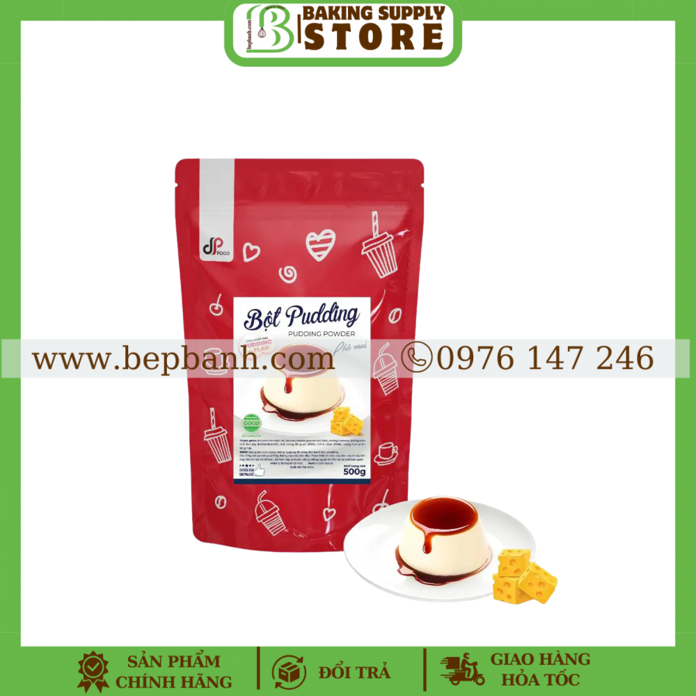 Bột pudding PHÔ MAI DP 500gr