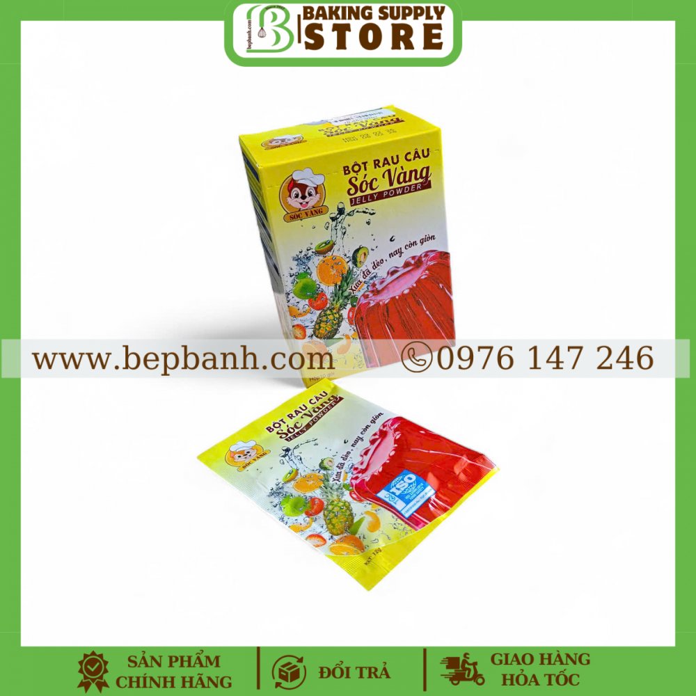 Bột rau câu Sóc vàng