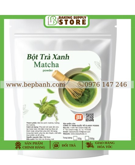 Bột trà xanh matcha Jumi 100g Bột trà xanh matcha Jumi 100g