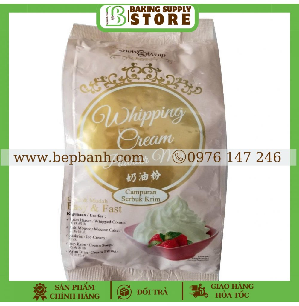Bột whipping cream Malaysia