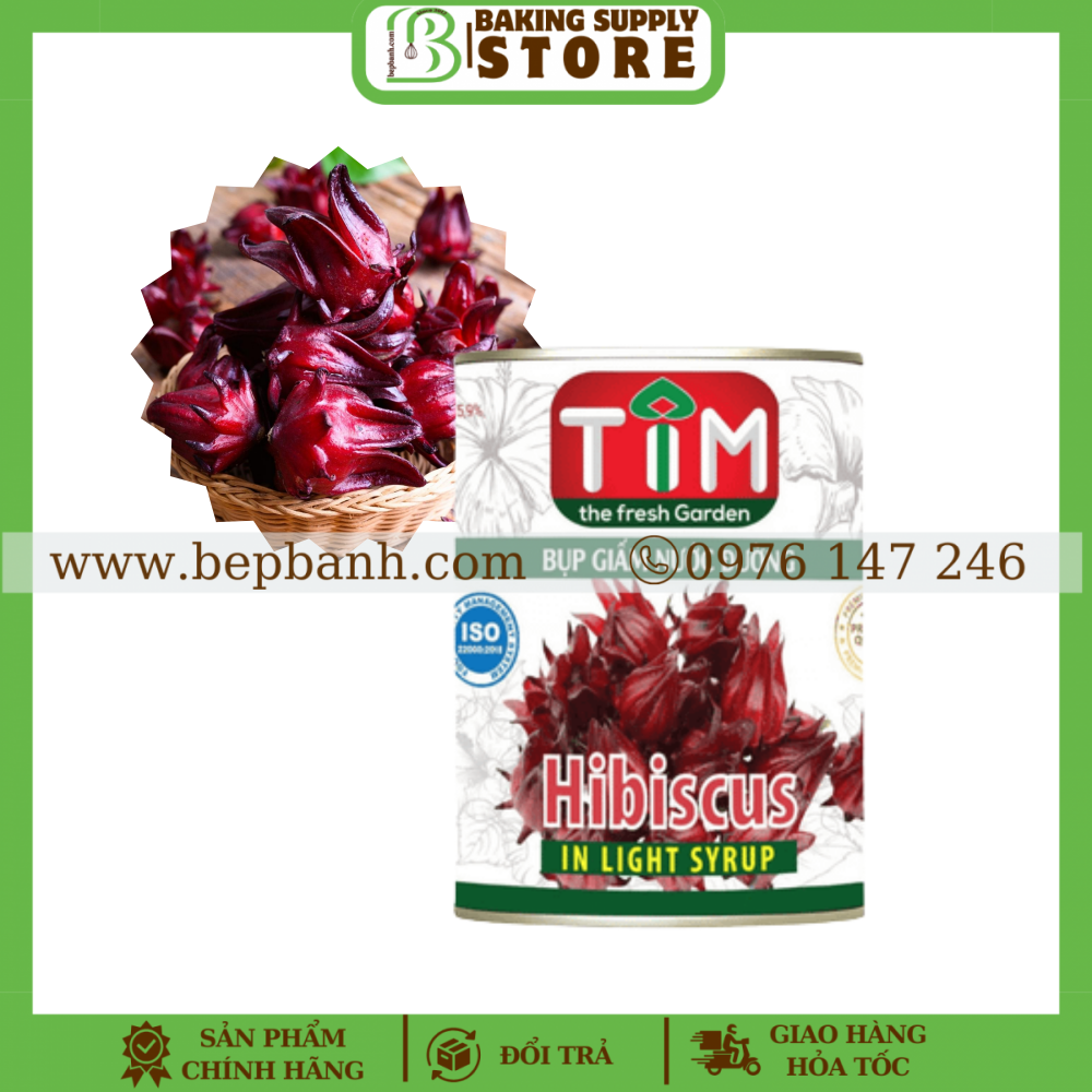 Bụp giấm hoa Atiso lon 560g