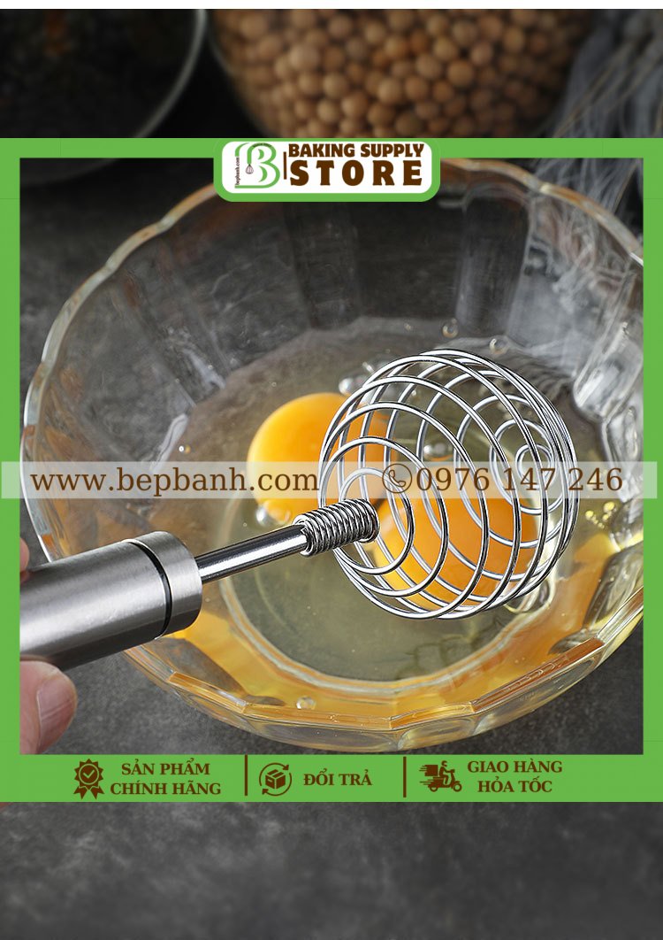 Cây đánh trứng lò xo