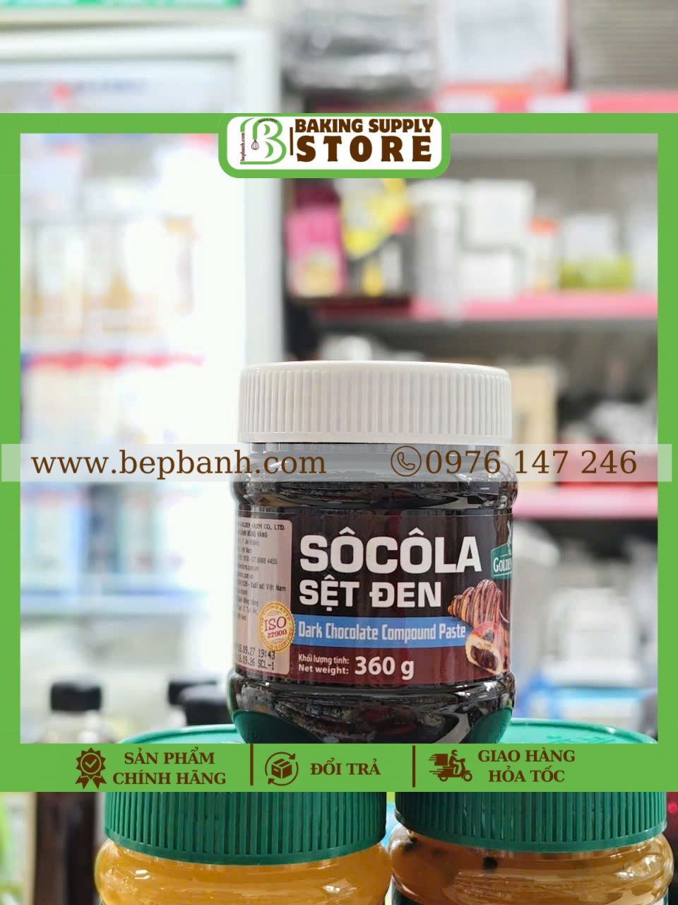 Chocolate sệt đen GF 300gr