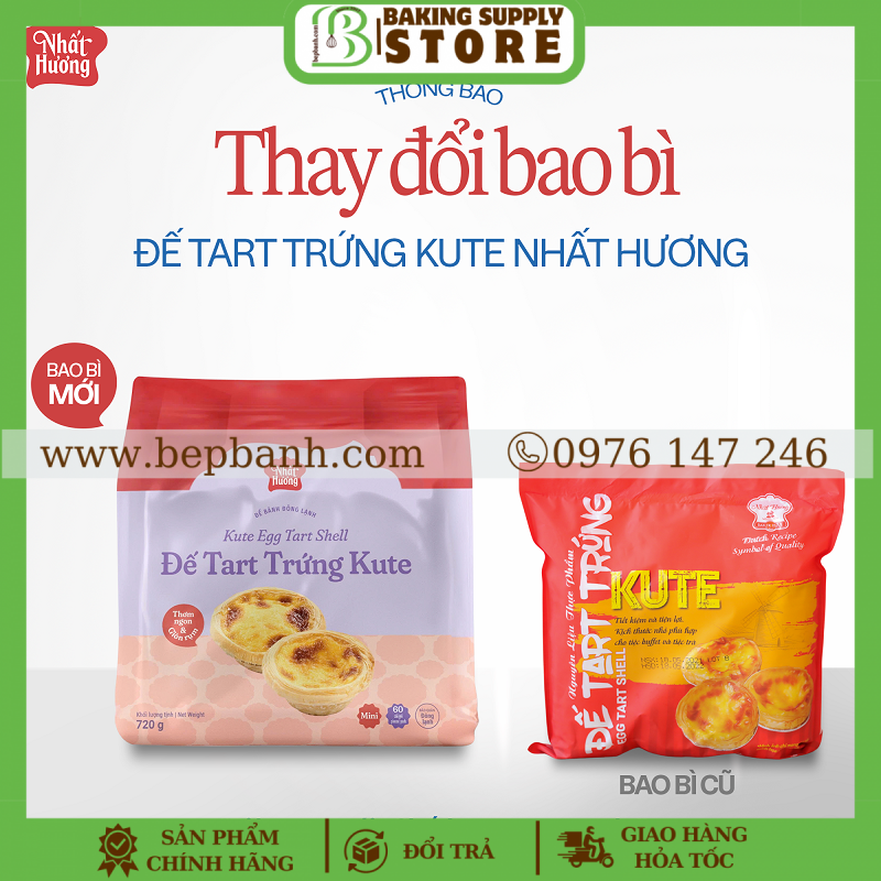 Đế Tart Trứng KUTE (720g 60 cái)