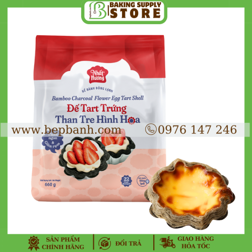 Đế tart trứng than tre 22c