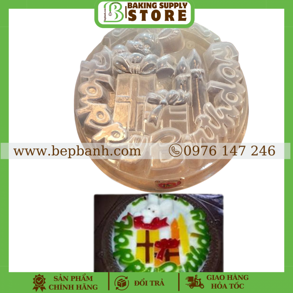 Khuôn đổ rau câu nhựa 20cm