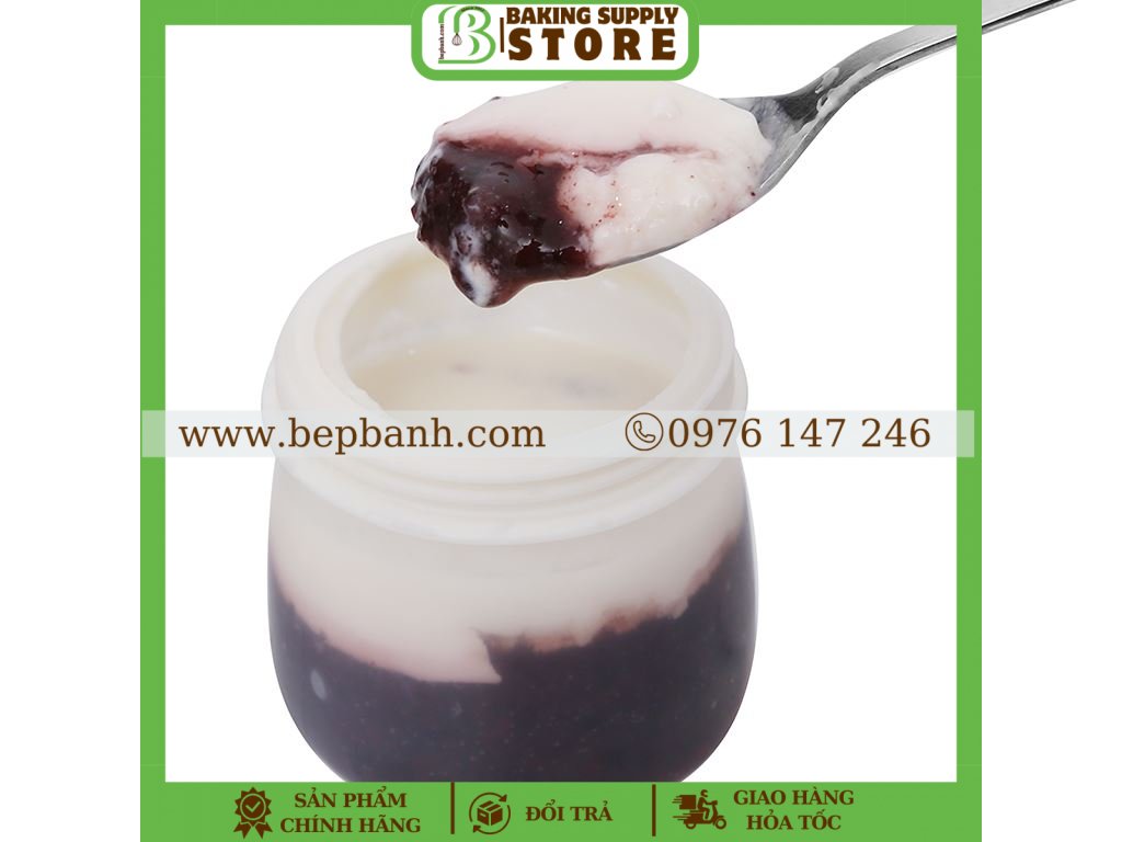 Lốc 20 hũ nhựa sữa chua nếp cẩm