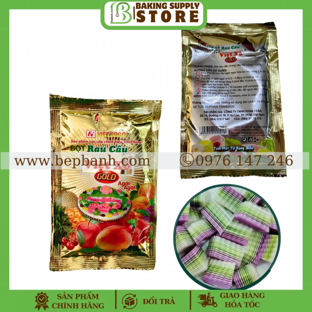 Rau câu giòn Việt xô 25g