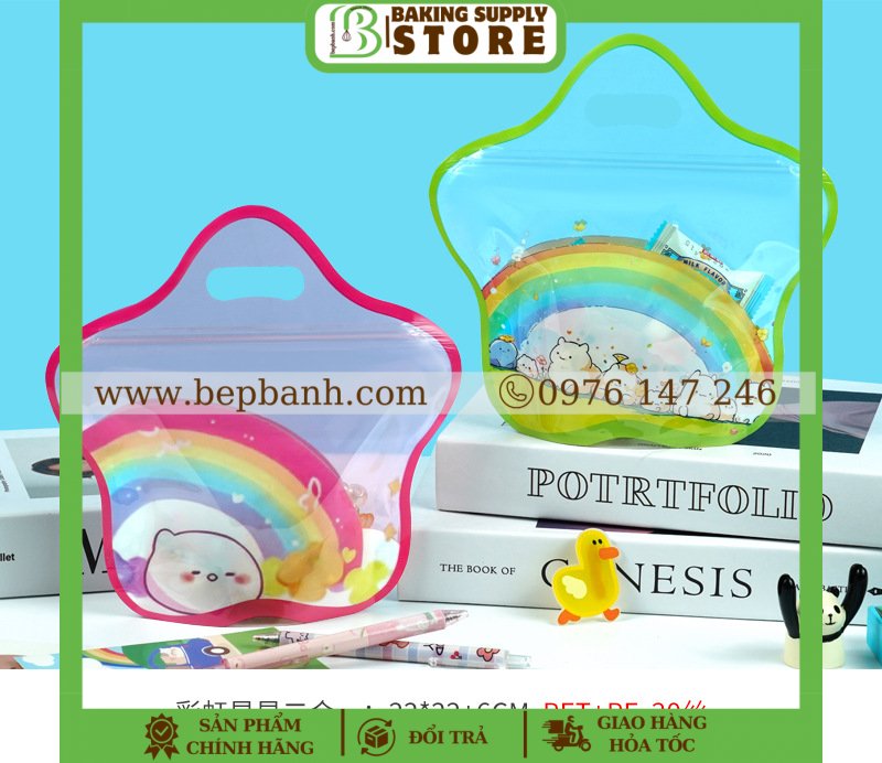 Set 5 Túi zip hình 16x21