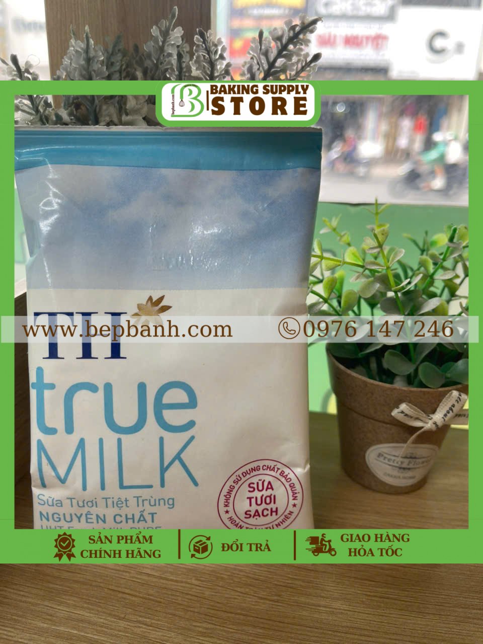 Sữa tươi không đường TH 220ml