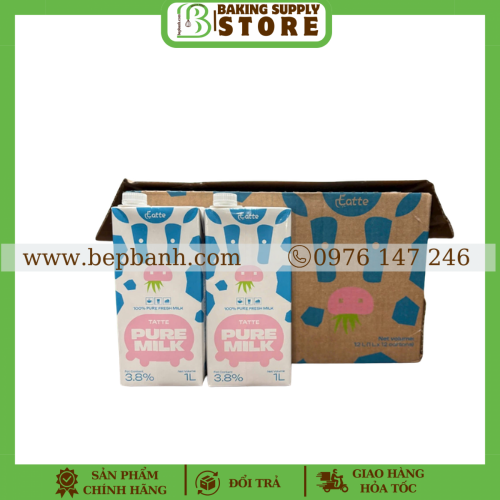 Sữa tươi Tatte 3.8% 1L