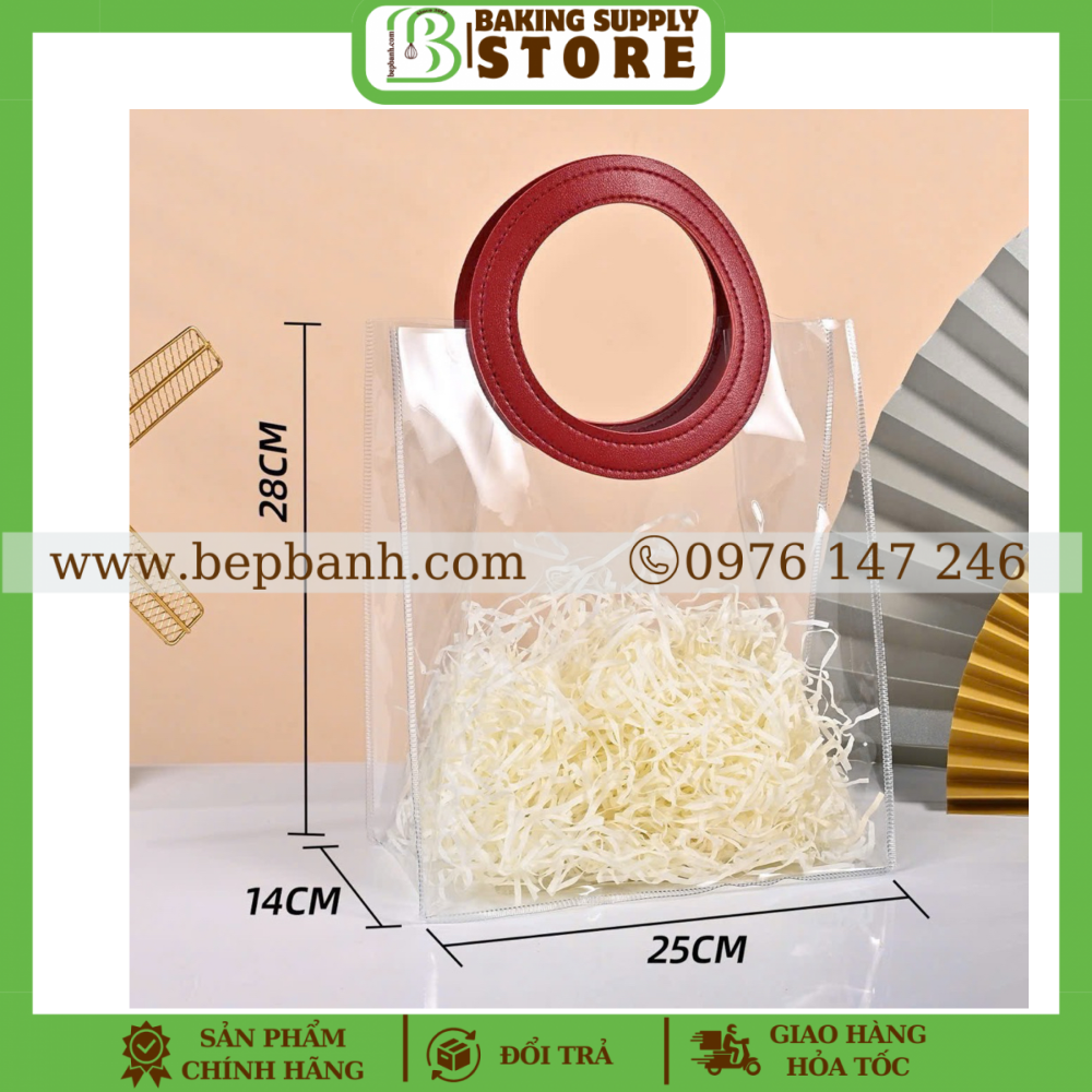 Túi nhựa PVC 25X28