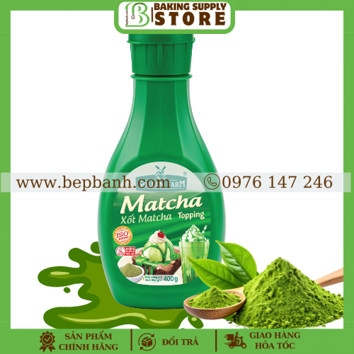 Xốt topping Matcha Golden Farm 400g