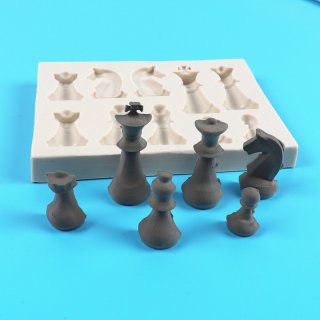 Khuôn silicon 4D bộ cờ vua