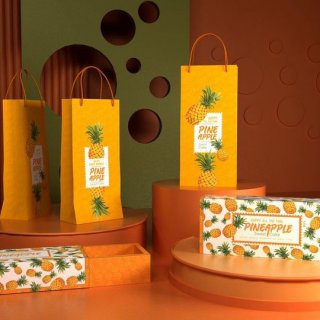 Hộp giấy đựng bánh dứa Vạn Phát