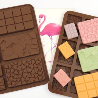 Khuôn silicon vỉ 9 miếng chocolate