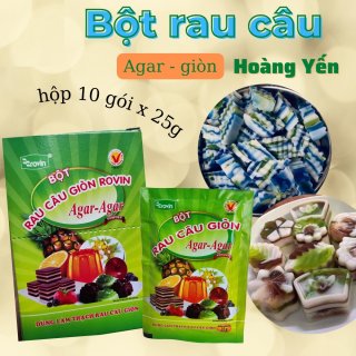 Bột rau câu giòn Agar Hoàng Yến (Rovin)