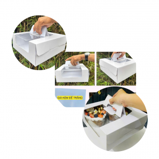 Hộp giấy trơn thấp 30