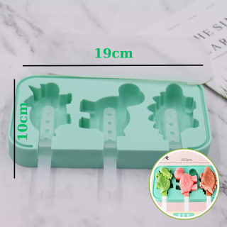Khuôn kem silicon 3 Khủng long