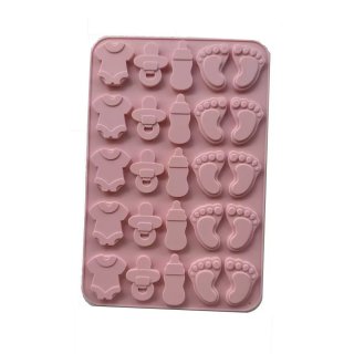 Khuôn silicon 25 em bé