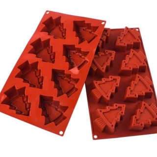 Khuôn silicon 8 cây thông