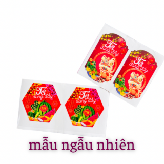 Tem dán năm mới - đong đầy