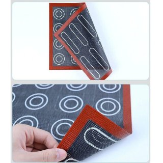 Thảm nướng baking mat lưới 30x40 tròn dài