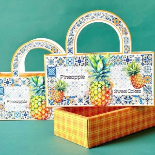 Hộp giấy bánh dứa Thanh Nhã