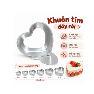 Khuôn tim đáy rời