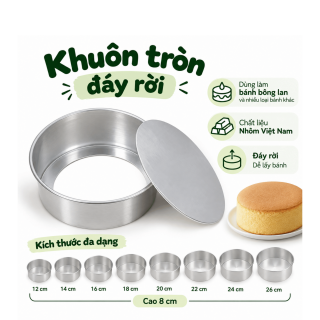 Khuôn tròn đáy rời