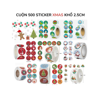 Tem dán cuộn giáng sinh