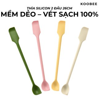 Thìa silicon 2 đầu vét